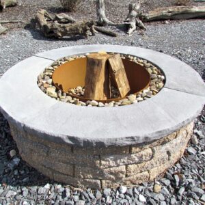 If you like big fires then this is the fire-pit for you! With a 38″ burning area, this is our largest fire-pit.