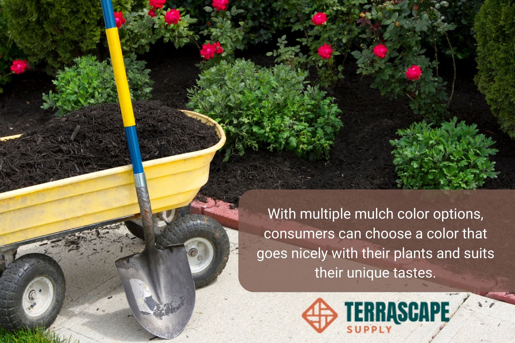 Multiple mulch color options
