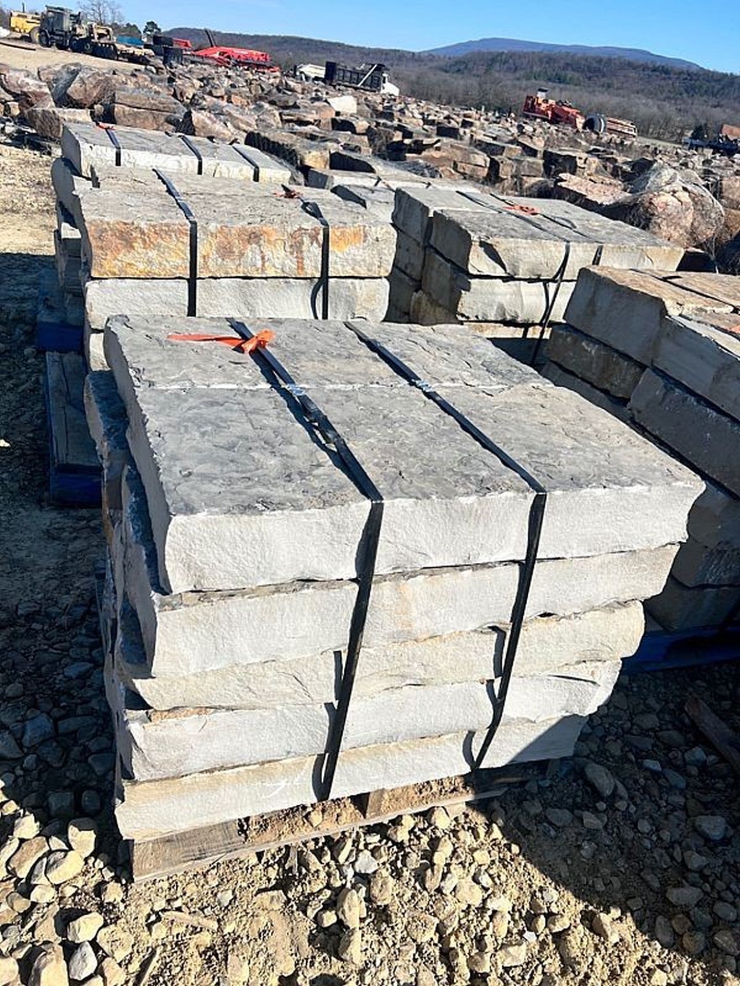 Machine Cut Natural Stone Steps Grey ...